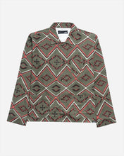 Load image into Gallery viewer, Serape Long Sleeve Woven Dusty Olive