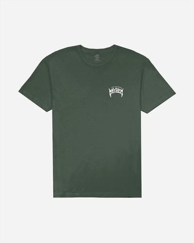 Mayhem Designs Tee Pine Green