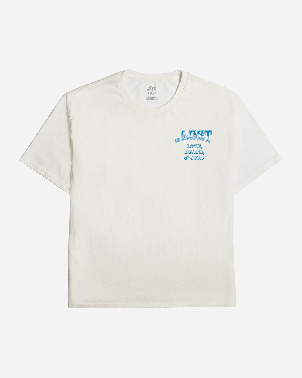 LDS Boxy Tee Vintage White