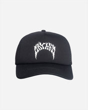 Load image into Gallery viewer, Lightning Mayhem Trucker Hat Black with White