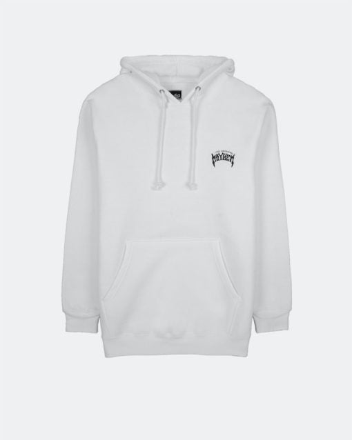 Mayhem Designs Heavy Hoodie White